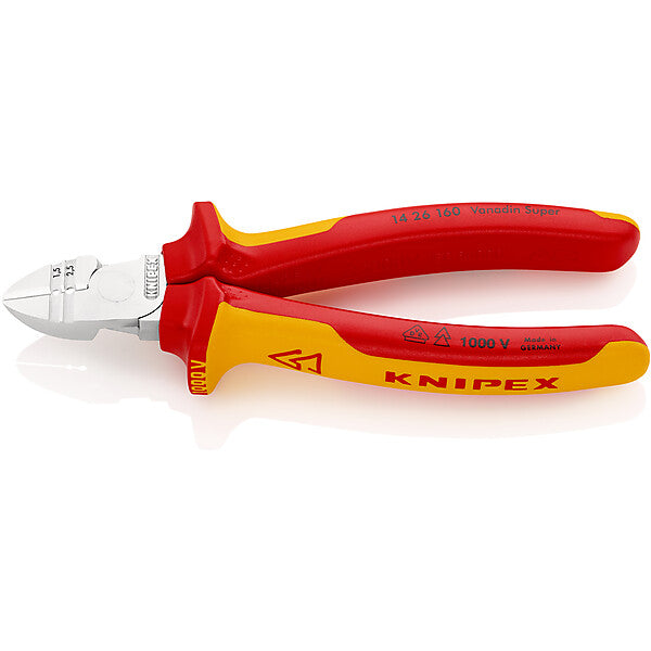 KNIPEX Abisolier-Seitenschneider 160mm 14 26 160